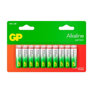GP Batterien Long Lasting Power Alkaline Mignon AA 1,5 V, 20 St.