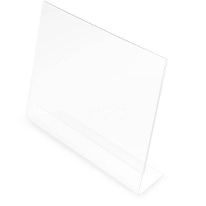 0079916473017 - Tischaufsteller DIN A4 1 Freistehend 297 (B) x 65 (T) x 21 (H) cm Transparent