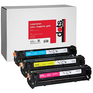 4250073731691 - Toner 12270030-DOTS kompatibel zu HP 128A Multipack cyan magenta gelb 4250073731691 3 Stück