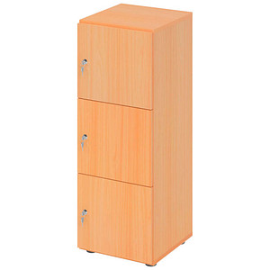 4032062314081 - HAMMERBACHER Schließfachschrank buche V234L3 6 6 DS 3 Schließfächer 400 x 420 x 1100 cm