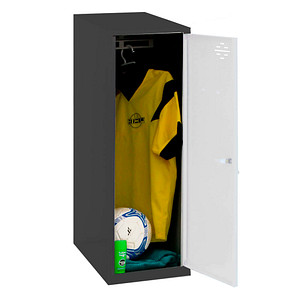 8425437118913 - Spind SIMONLOCKER DISM SINGLE anthrazit weiß 8425437118913 1 Schließfach 400 x 500 x 915 cm 8425437118913 Simonrack