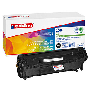 edding EDD-2000  schwarz Toner kompatibel zu HP 12A (Q2612A)