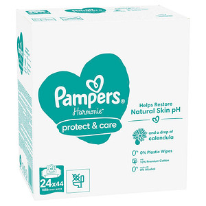 Pampers® Feuchttücher protect & care Harmonie™, 1.056 St.