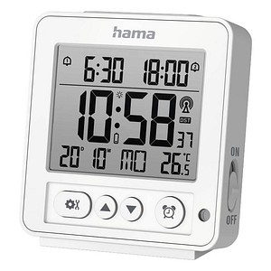4047443519856 - Rhodes Digital Radio Alarm Clock LCD White - DAB DAB+ FM - Stereo - Weiß 4047443519856 - Rhodes Digital Radio Alarm Clock LCD White - DAB DAB+ FM - Stereo - Weiß