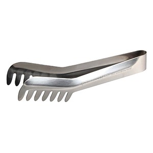 4008033410014 - Servierzange Küchenzange aus Edelstahl robuste Spaghettizange (Farbe Silber) Menge 1 Stück-41001 - Fackelmann 4008033410014 - Servierzange Küchenzange aus Edelstahl robuste Spaghettizange (Farbe Silber) Menge 1 Stück-41001 - Fackelmann