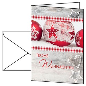 4004360827297 - Weihnachtskarten Winter Feeling A6 inkl weißen Umschlägen DS053 4004360827297 25 Stück
