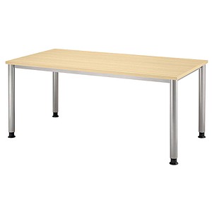 4032062151983 - Schreibtisch Ergonomic Plus H VHS16 3 S ahorn rechteckig 160x80 cm (BxT) manuell höhenverstellbar 4032062151983 Hammerbacher 4032062151983 - Schreibtisch Ergonomic Plus H VHS16 3 S ahorn rechteckig 160x80 cm (BxT) manuell höhenverstellbar 4032062151983 Hammerbacher