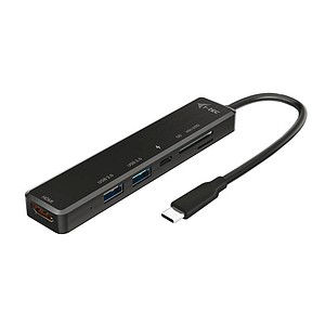 8595611703928 - USB-C Travel Easy Dock 4K HDMI + Power Delivery 60 W - Verkabelt - USB 32 Gen 1 (31 Gen 1) Type-C - 60 W - Schwarz - MicroSD (TransFlash) - SD - Android - Chrom (C31TRAVELEASYDOCKPD)