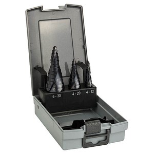 3165140666497 - AKTION BOSCH HSS-AlTiN Stufenbohrer-Set 3-teilig mit Prämie nach Registrierung