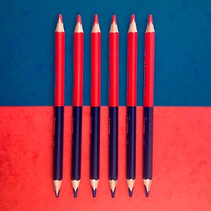 9023800948519 - Dreikant-Lehrerbuntstift TWIN Jumbo blau rot