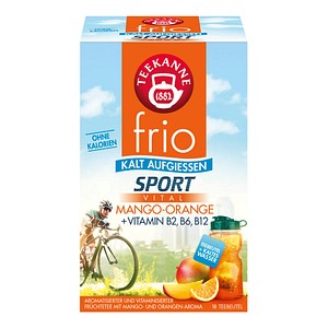 4009300017523 - Früchtetee frio SPORT Vital Mango-Orange + Vitamin B2   B6   B12 4009300017523 18 Beutel