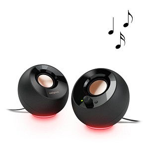 5390660196355 - Creative Pebble SE - Lautsprecher - fÃ¼r PC - 20-Kanal - 44 Watt - Schwarz