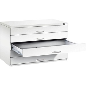 4068192048190 - Zeichnungsschrank DIN A1 5 Schubladen Höhe 760 mm verkehrsweiß C+P 4068192048190 - Zeichnungsschrank DIN A1 5 Schubladen Höhe 760 mm verkehrsweiß C+P