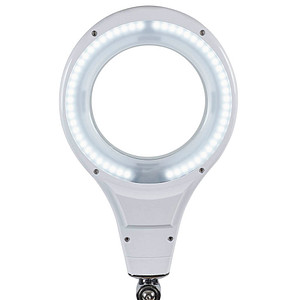 4002390082495 - LED Lupenleuchte MAULmakro 3-Dioptrien-Linse 8 W 580 lm 6500 K Arm um 360° dreh-& neigbar höhenverstellbar Standfuß weiß 4002390082495 - LED Lupenleuchte MAULmakro 3-Dioptrien-Linse 8 W 580 lm 6500 K Arm um 360° dreh-& neigbar höhenverstellbar Standfuß weiß