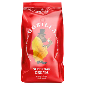 4039398111186 - Gorilla Super Bar Crema Kaffeebohnen (Kaffeevollautomaten Siebträger  Espresso)