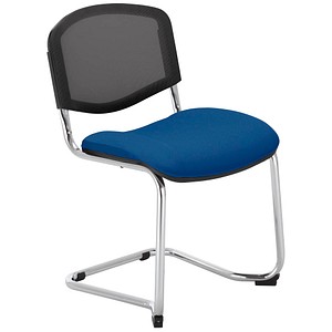 5901747157024 - 4 Besucherstuhl Iso Ergo Mesh blau Stoff 5901747157024 4 Stück 5901747157024 - 4 Besucherstuhl Iso Ergo Mesh blau Stoff 5901747157024 4 Stück