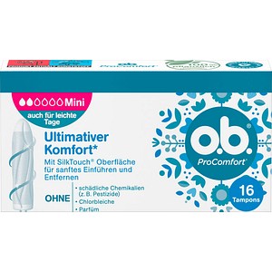 4001683011426 - Tampons ProComfort Mini Größe Mini für leichte Tage 4001683011426 16 Stück 4001683011426 - Tampons ProComfort Mini Größe Mini für leichte Tage 4001683011426 16 Stück