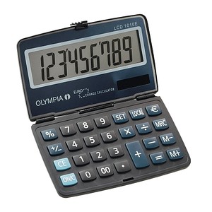 OLYMPIA LCD-1010E Taschenrechner schwarz/blau OLYMPIA LCD-1010E Taschenrechner schwarz/blau
