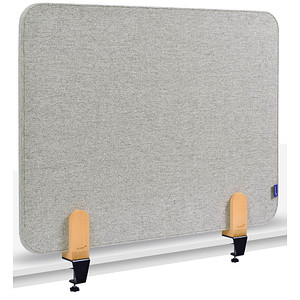 8713797101134 - Akustik-Tischtrennwand Elements PET-Kern Stoffoberfläche pinnbar inkl 2 Tischklemmen B 800 x H 600 x T 21 mm quiet grey 8713797101134 - Akustik-Tischtrennwand Elements PET-Kern Stoffoberfläche pinnbar inkl 2 Tischklemmen B 800 x H 600 x T 21 mm quiet grey