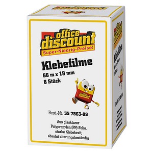 4250073811744 - Klebefilm transparent 190 mm x 660 m 8 Rollen 4250073811744 - Klebefilm transparent 190 mm x 660 m 8 Rollen