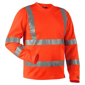 7330509369234 - Herren Warnschutz-Langarmshirt 3381 orange Große 3XL 7330509369234 BLAKLÄDER