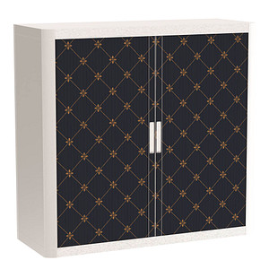 PAPERFLOW easyOffice Business Rollladenschrank 60340 2 Fachböden 110,0 x 41,5 x 104,0 cm