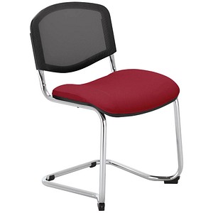 5901747157031 - 4 Besucherstuhl Iso Ergo Mesh bordeaux Stoff 5901747157031 4 Stück 5901747157031 - 4 Besucherstuhl Iso Ergo Mesh bordeaux Stoff 5901747157031 4 Stück