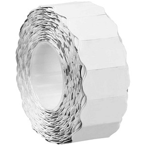 METO Preisetiketten tiefkühlgeeignet weiß permanent 22,0 x 12,0 mm, 6 Rollen