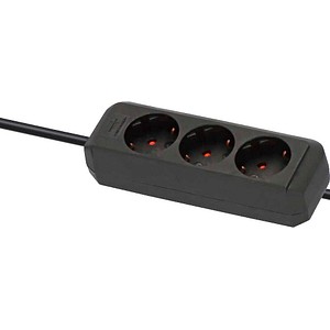 4007123249367 - brennenstuhl Steckdosenleiste brennenstuhl Eco-Line 3-fach Steckdosenleiste - 1158620015 22 cm schwarz