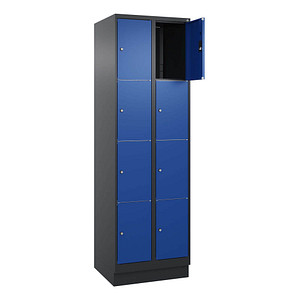 4068427433395 - Schließfachschrank Classic PLUS enzianblau schwarzgrau 080020-204 S10035 8 Schließfächer 600 x 500 x 1850 cm 4068427433395 4068427433395 - Schließfachschrank Classic PLUS enzianblau schwarzgrau 080020-204 S10035 8 Schließfächer 600 x 500 x 1850 cm 4068427433395