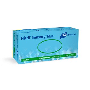 4250016408703 - unisex Einmalhandschuhe Nitril Sensory blau Größe L 4250016408703 200 Stück 4250016408703 - unisex Einmalhandschuhe Nitril Sensory blau Größe L 4250016408703 200 Stück