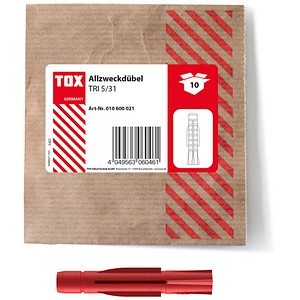 4049563060461 - TRI 531 010600021 Universaldübel Ø 50 mm x 310 mm 4049563060461 10 Stück 4049563060461 - TRI 531 010600021 Universaldübel Ø 50 mm x 310 mm 4049563060461 10 Stück