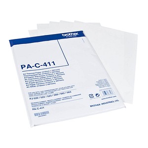 brother PAC411 weiß Thermopapier 100 Blatt brother PAC411 weiß Thermopapier 100 Blatt