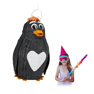 4052025314927 - Piñata schwarz Pinguin 4052025314927 relaxdays