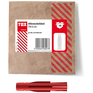 4049563060478 - TRI 636 010600051 Universaldübel Ø 60 mm x 360 mm 4049563060478 10 Stück 4049563060478 - TRI 636 010600051 Universaldübel Ø 60 mm x 360 mm 4049563060478 10 Stück