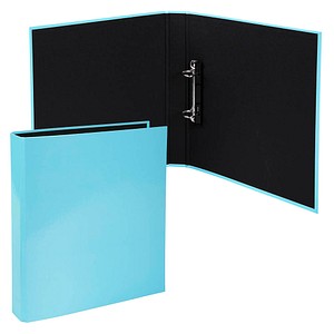 3130630545682 - Ringbuch 2 Ringe 25mm Kunststoffbeschichtet A4 Blau