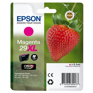 8715946626109 - Strawberry Singlepack Magenta 29XL Claria Home Ink - Hohe (XL-) Ausbeute - Tinte auf Pigmentbasis - 64 ml - 450 Seiten - 1 Stück(e)