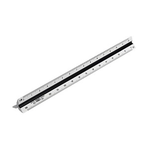 M + R Dreikantlineal 30,0 cm, weiß M + R Dreikantlineal 30,0 cm, weiß