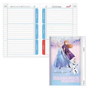 4028279650647 - ROTH Hausaufgabenheft Disney Frozen für clevere Faule liniert A5 ohne Rand 104 Blatt 4028279650647 - ROTH Hausaufgabenheft Disney Frozen für clevere Faule liniert A5 ohne Rand 104 Blatt