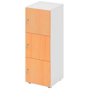4032062314050 - HAMMERBACHER Schließfachschrank weiß buche V234L3 W 6 DS 3 Schließfächer 400 x 420 x 1100 cm 4032062314050 - HAMMERBACHER Schließfachschrank weiß buche V234L3 W 6 DS 3 Schließfächer 400 x 420 x 1100 cm