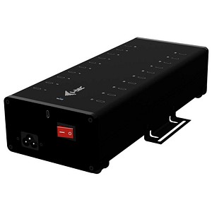 8595611706318 - I-Tec - hub - 15W per port charging + data metal USB-C USB-A - 20 ports USB-Hubs - 20 - Schwarz 8595611706318 - I-Tec - hub - 15W per port charging + data metal USB-C USB-A - 20 ports USB-Hubs - 20 - Schwarz