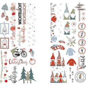 Rayher Dekoartikel Transferfolie Nordic Winter mehrfarbig 2 St.