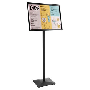 4068243055580 - Infoständer FLEX schwarz DIN A2 1 St