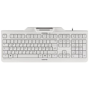 CHERRY KC 1000 SC Tastatur mit Chipkartenleser grau