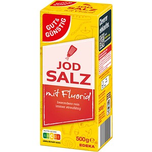4311596410828 - Jodsalz mit Fluorid 844548009 4311596410828 Gut & Günstig 500 Gramm 4311596410828 - Jodsalz mit Fluorid 844548009 4311596410828 Gut & Günstig 500 Gramm