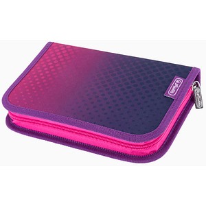 herlitz Federmäppchen befüllt Dip Dye pink/purple 31-teilig, 20,5 x 3,8 cm
