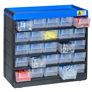4005187646207 - 464620 Kleinteilmagazin VarioPlus Pro 29 50 (b x h x t) 300 x 285 x 135 mm Schwarz Blau 1 s - Allit 4005187646207 - 464620 Kleinteilmagazin VarioPlus Pro 29 50 (b x h x t) 300 x 285 x 135 mm Schwarz Blau 1 s - Allit