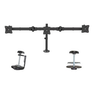 StarTech.com Monitor-Halterung ARMTRIO ARMTRIO schwarz für 3 Monitore, Tischklemme, Tischbohrung