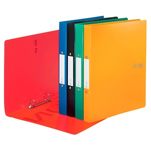 4002432131419 - 5 Ringbücher 2-Ringe 1x gelb blau rot grün schwarz 25 cm DIN A4