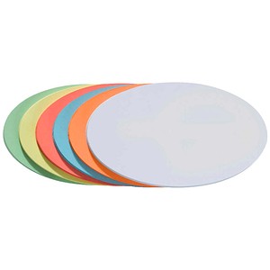 4016946055888 - Moderationskarten UMZ111999 Ø 11x19cm oval 130g farbig sortiert  4016946055888 500 Stück